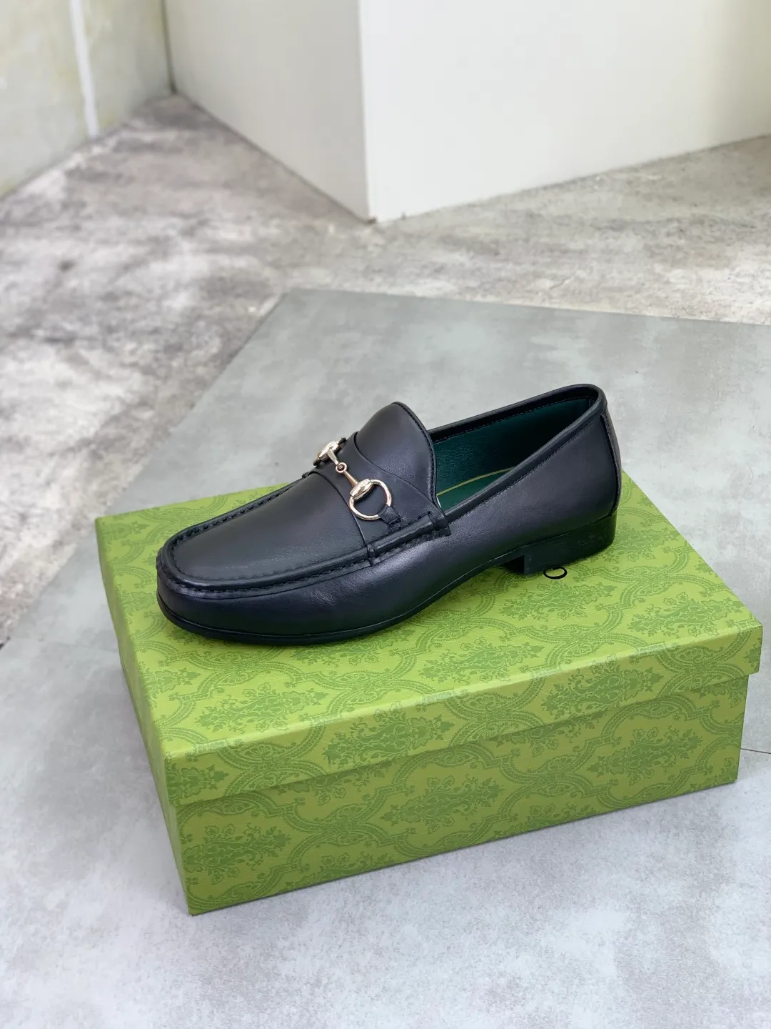 Men's men's shoes 💰P540 [New style] Water dyed cowhide 💰💎💎💎 [Gucci] Gucci high-end men's formal business leather shoes, original order 1:1! Original imported high-end washed calfskin, original metal buckle, imported first-layer cowhide lining for feet, original outsole, men's shoe size: 38-45, multiple colors available